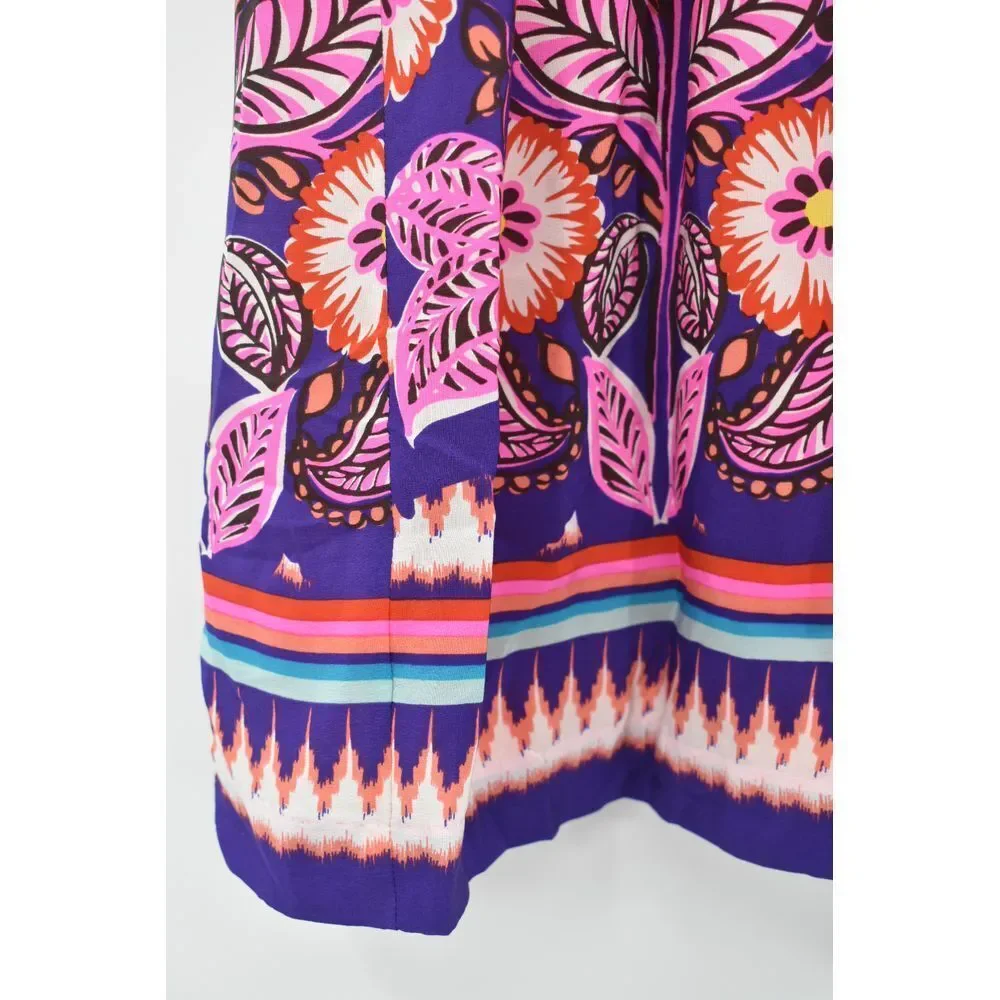 Anthropologie Edme' & Esyllte 100% Silk A-Line‎ Skirt Size 4